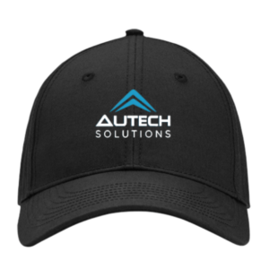 Gorra negra con logo Autech Solutions