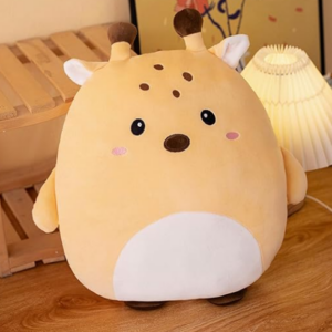 peluche de venado es suave, tierno y lleno de detalles encantadores. Con sus cuernitos suaves y mirada amigable,